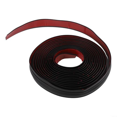 Boden-Übergangsstreifen, nahtloser Teppichkante, TPE-Material für 10 mm dicken Teppich, 3 cm Breite, Hausrenovierung, Baubedarf (schwarz, 6 m) von YJDOORPLAY