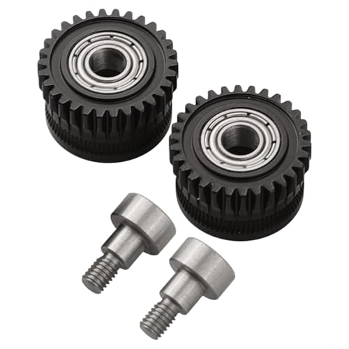 Dual Gear Filament Drive Gear für, For C, Max, For Ender 3 V3 Kompatibel mit verschiedenen Filamenten für zuverlässigen 3D-Druck (schwarz) von YJDOORPLAY