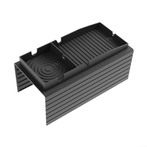 Easy Maintenance Couch Tray Silicone Holder for Drinks, Snacks, and Electronics (Black) von YJDOORPLAY