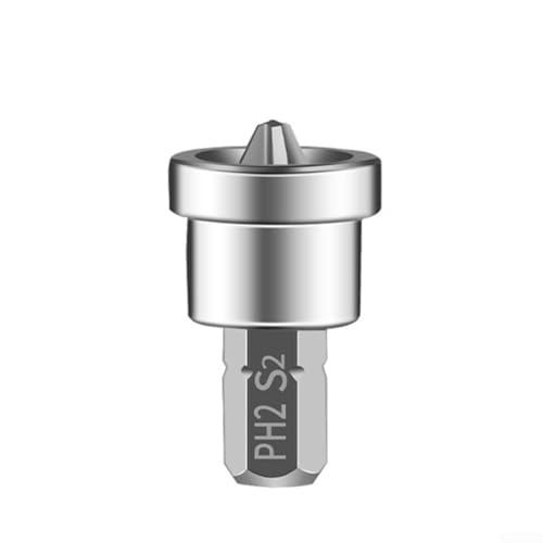 Elektrischer Schraubendreher-Bit mit magnetischem Positionierungsgerät und pneumatischem Bit für Gipskartonplatten mit sicherer Passform und legierter Stahlkonstruktion (A【25 mm】 von YJDOORPLAY