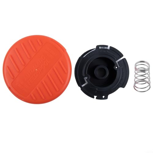 Ersatzspulenschnur und Kappen-Set für automatische Vorschubschneider, 9 m lang, 0 065 Zoll Durchmesser Ersatzspulenschnur und Kappen-Set für automatische Vorschubschneider, 9 m lang, 0 065 Zoll Durchmesser von YJDOORPLAY