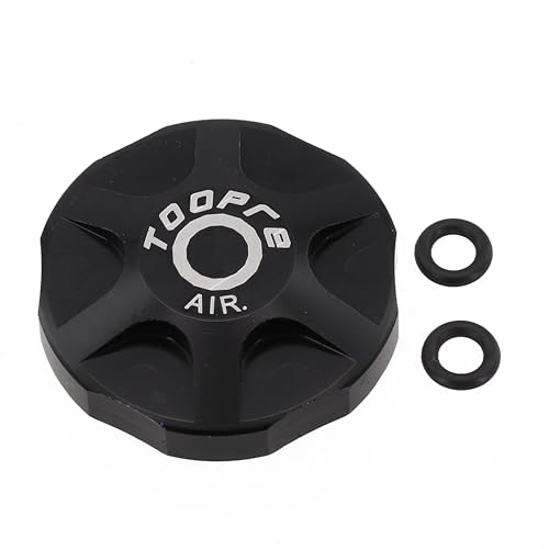 Fahrrad-Luftgabel-Abdeckkappe, Aluminiumlegierung, leicht, CNC-Design, für Manitou, Fox, DT, für Rock Shox, Schwarz Fahrrad-Luftgabel-Abdeckkappe, Aluminiumlegierung, leicht, CNC-Design, für Manitou, Fox, DT, für Rock Shox, Schwarz von YJDOORPLAY