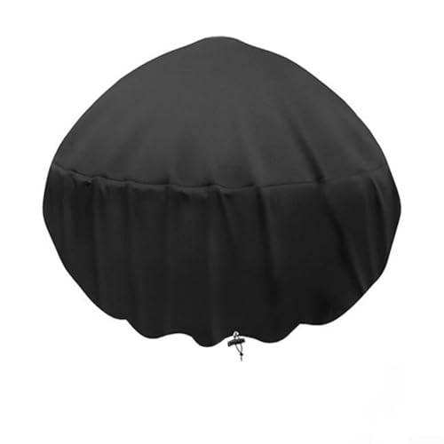 Feuerkorb-Abdeckung, 51 cm x 45 cm, wetterfest, UV-beständig, Schutz für Feuerstellen im Freien, mit Kordelzug, sichere Passform, Polyester-Nylon-Mischgewebe, schwarz Feuerkorb-Abdeckung, 51 cm x 45 cm, wetterfest, UV-beständig, Schutz für Feuerstellen im Freien, mit Kordelzug, sichere Passform, Polyester-Nylon-Mischgewebe, schwarz von YJDOORPLAY