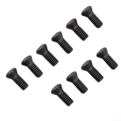 Für Ersatz CNC Drehmaschine Werkzeug Torx Schrauben Set von 10 Stück Kompatibel mit Hartmetallklingen M2 M2 5 Für M3 M5 (3 x 10mm) von YJDOORPLAY