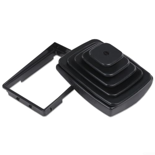 Für Jeep Wrangler TJ 1997 2004 Manueller Schalthebelmanschette und Halterungsring Ersatz, OEM-kompatible Kunststoffkonstruktion von YJDOORPLAY