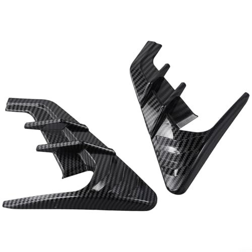 Für Tesla für Model 3 Y Seitenkamera-Blinker-Schutzabdeckung Trim 2 Stück, Kunststoff, stabile und zuverlässige Passform gemäß Werksnormen (Kohlefaser-Optik) von YJDOORPLAY