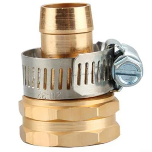 Gartenschlauch-Reparatur-Set, 3/4-Zoll-Gewindeanschluss mit Metallklemmen für amerikanisches Standard-Wassersystem im Freien (innen) von YJDOORPLAY