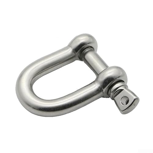 Gewindestift Edelstahl Schäkel zum Heben und Abschleppen erhältlich in den Größen 5 mm bis 10 mm (M10 (D-Typ)) von YJDOORPLAY