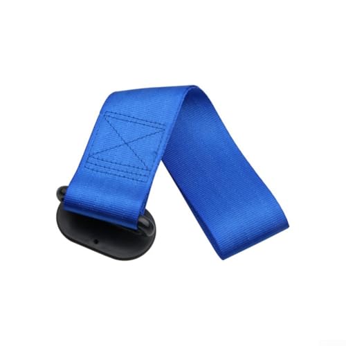 Heavy Duty Auto Abschleppgurt mit Doppelnaht Nylon und Rallye-Haken, geeignet für Heck- und Frontstoßstange Abschleppvorgänge an verschiedenen Fahrzeugen (Blau) von YJDOORPLAY