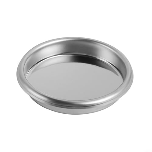Kaffee-Blind-Filterkorb, 51 mm, 54 mm, 58 mm, Edelstahl, druckloser Filterbecher, Ersatzteil für halbautomatische Kaffeemaschine (54 Blindschalen) von YJDOORPLAY
