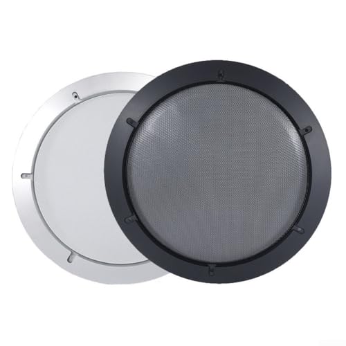 Lautsprecherabdeckung mit funktionalem Design, Haltbarkeit und Ästhetik für Audiogeräte (Silber) von YJDOORPLAY