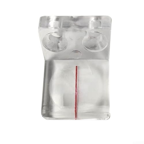 Lupe für Kantenanleimmaschinen und für Schiebetischsägen, bietet klare Linealansicht für genaue Positionierung (25 mm, 2 Löcher) von YJDOORPLAY