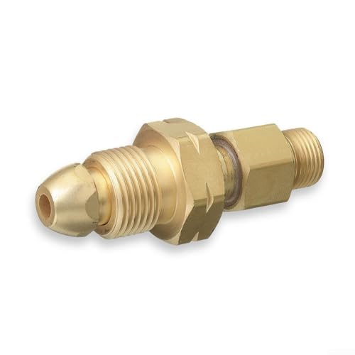 Messing Acetylen Gas Zylinder Regler Adapter CGA-200 CGA-300 CGA-510 CGA-520 Verbindungskonverter für MC Tank B Tank Propan Tank (CGA-510 auf CGA-200) von YJDOORPLAY