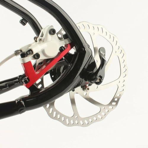 Mountainbike Essential Zuverlässiger Scheibenbremsenadapter in leichtem Design mit 180 mm (schwarz) von YJDOORPLAY
