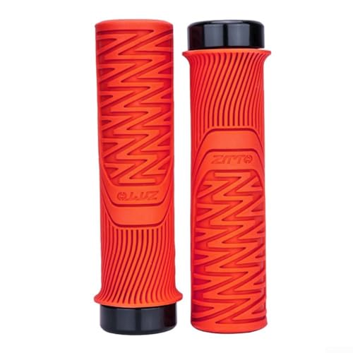 Mountainbike-Griffe, rutschfestes Lockon-Design für mehr Sicherheit und Fahrerlebnis, Rot Mountainbike-Griffe, rutschfestes Lockon-Design für mehr Sicherheit und Fahrerlebnis, Rot von YJDOORPLAY