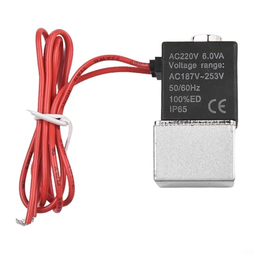 Ölmaschine Magnetventil Rückschlagventil für Luftkompressor-Komponenten mit G1/4 Buchse (ohne Licht) von YJDOORPLAY