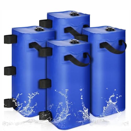 Outdoor Baldachin Wassergewicht Tasche Heavy Duty PVC Mesh Wasserdicht Anker Gewichte Stabilisator Gewichte für Zelt Pavillon 10L 20L 25L (25L) von YJDOORPLAY