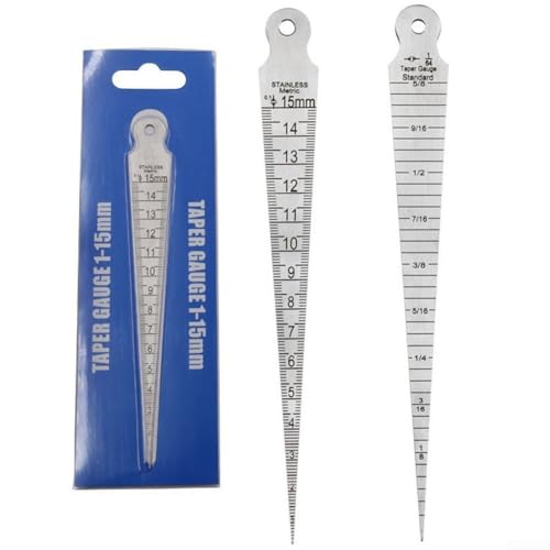 Präzisions-Edelstahl-Fühlerlehre für Spaltmessung, leicht und (2 mm) von YJDOORPLAY