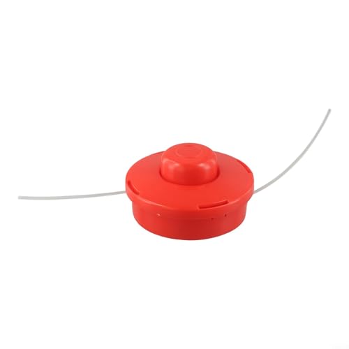 Rasentrimmerkopf Ersatz Doppellinie Bump Feed Spule mit Adapterschrauben für Garten Freischneider Rasentrimmer (A) von YJDOORPLAY