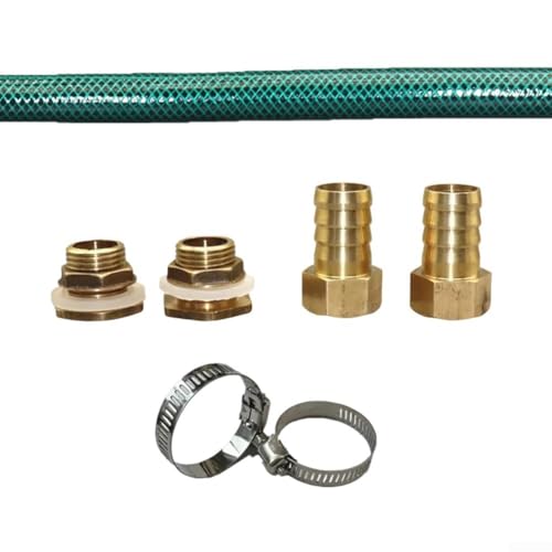 Regenrohr-Anschluss-Set mit 99 cm Schlauch zum Verbinden von zwei Regenrohren und Maximierung der Speicherkapazität von YJDOORPLAY