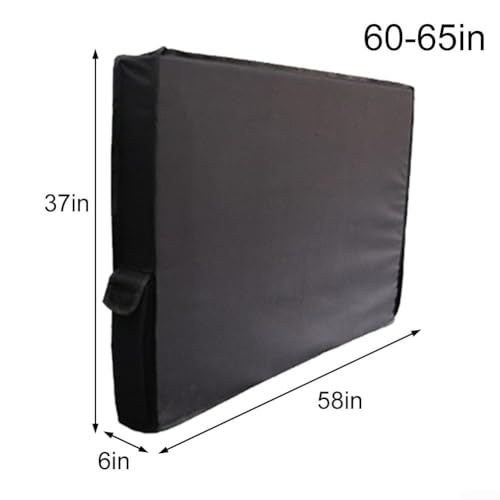 Robuste Outdoor-TV-Abdeckung mit wasserdichten Funktionen für sichere Unterhaltung im Freien (60-65 Zoll) von YJDOORPLAY