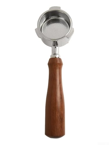 Siebträgergriff mit ergonomischem Holzgriff, Edelstahl 304 für feine Kaffee-Extraktion, 51 mm von YJDOORPLAY