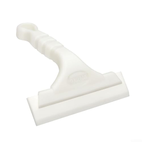 Silikonschaber Auto für Fensterreinigungswerkzeug mit Kunststoffgriff zum Entfernen von Folie und Schmutz von Automobilglas, kompatibel mit Autos und schweren Fahrzeugen (Weiß) von YJDOORPLAY