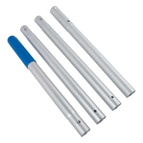 Teleskop-Pool-Reinigungsstange aus Aluminiumlegierung, Schwimmbad-Wartungswerkzeug mit verstärktem Schnapp-Design, verstellbare Länge, 3-teilige Verlängerungsstange für Pool Spa (4-teilige Stange) Teleskop-Pool-Reinigungsstange aus Aluminiumlegierung, Schwimmbad-Wartungswerkzeug mit verstärktem Schnapp-Design, verstellbare Länge, 3-teilige Verlängerungsstange für Pool Spa (4-teilige Stange) von YJDOORPLAY