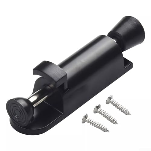 Türstopperhalter aus Zinklegierung mit federbelastetem Fußentriegelungsschalter, robuster Boden- oder Türstopper für Zuhause, Tor und Büro, schwarz, inklusive Befestigungsschrauben Türstopperhalter aus Zinklegierung mit federbelastetem Fußentriegelungsschalter, robuster Boden- oder Türstopper für Zuhause, Tor und Büro, schwarz, inklusive Befestigungsschrauben von YJDOORPLAY