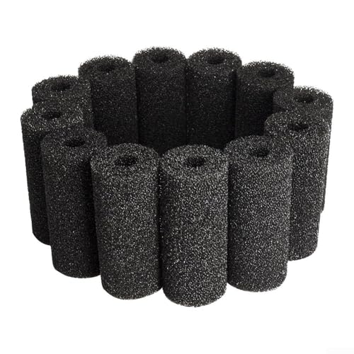 Vorfilterschwamm Ersatzrolle für Beckett Pond G FR Pumpe, Teilenummer 7209410 7137710, schwarze Schaumstoff-Filtermedien, 15 cm, biologische Filtration, Wasserflusssystem, Pool-Spa-Teile, Zubehör (10 von YJDOORPLAY