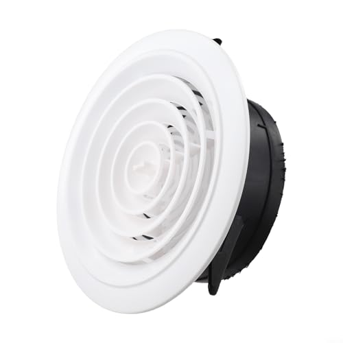 Wandmontierte ABS-Entlüftungsabdeckung mit verstellbarem Lüftungsgitter für effektive Luftkontrolle in Badezimmern und Küchenbereichen (150 mm) von YJDOORPLAY