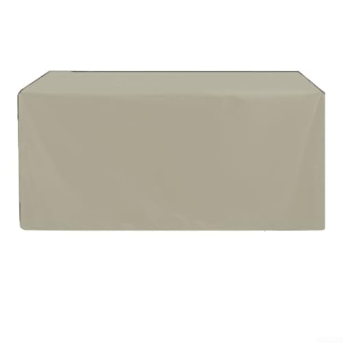 Wasserdichte, staubdichte, sonnenfeste Roboter-Rasenmäher-Abdeckung aus 210D-Oxford-Gewebe, Schutz für Outdoor-Gartengeräte, wetterbeständige Bauweise (94 x 63,5 x 46 cm, beige) von YJDOORPLAY