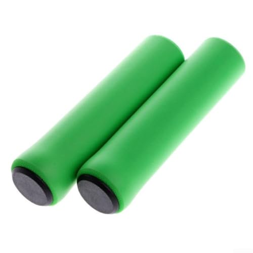 Weiche Schaumstoff-Silikon-Schwamm-Lenkergriff-Abdeckung für Fahrrad- und Fahrkomfort (grün) von YJDOORPLAY