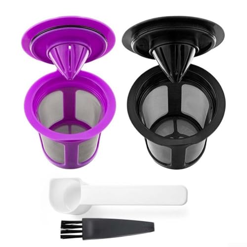 Wiederverwendbarer Kaffeefilterbecher für 1.0 2.0 Kaffeemaschine, nachfüllbare Filter, Kaffeepads gefüllte Teile, 2 Stück Wiederverwendbarer Kaffeefilterbecher für 1.0 2.0 Kaffeemaschine, nachfüllbare Filter, Kaffeepads gefüllte Teile, 2 Stück von YJDOORPLAY