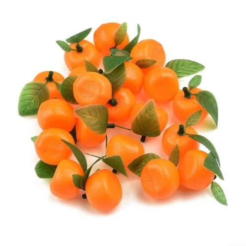 YJDOORPLAY 20 Stück künstliche Mandarine dekoratives Obst-Set lebensechte Schaumstoff-orange Modelle Heimdekoration Tisch Mittelstück Küche Ornamente Party Display Requisiten Inneneinrichtung (1#) YJDOORPLAY 20 Stück künstliche Mandarine dekoratives Obst-Set lebensechte Schaumstoff-orange Modelle Heimdekoration Tisch Mittelstück Küche Ornamente Party Display Requisiten Inneneinrichtung (1#) von YJDOORPLAY