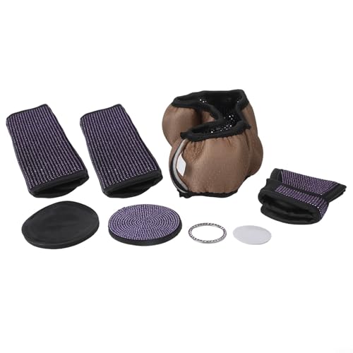 YJDOORPLAY Bling Auto-Innenausstattung, Diamant-Lenkradbezug für Damen, passendes Auto-Dekorationsset, inklusive Gangabdeckung, Gürtelschutz, Untersetzer, Startknopf (lila) von YJDOORPLAY
