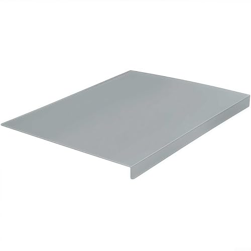 YJDOORPLAY Große Silikon-Küchenthekenmatte, hitzebeständige Backmatte zum Kantenschutz, rutschfeste Arbeitsplatten-Schutzmatte für heiße Töpfe, Pfannen, Kochen, 71 x 50 cm, Grau (Grau) von YJDOORPLAY