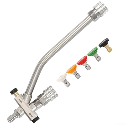 YJDOORPLAY Hochdruckreiniger Dual Head 5 Sprühdüsen Quick Connect Adapter für Schaum Schneeschaum Lanze Auto Motorrad Auffahrt Reinigung 1/4 Zoll YJDOORPLAY Hochdruckreiniger Dual Head 5 Sprühdüsen Quick Connect Adapter für Schaum Schneeschaum Lanze Auto Motorrad Auffahrt Reinigung 1/4 Zoll von YJDOORPLAY