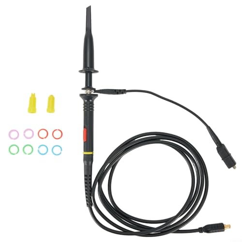 YJDOORPLAY MCX Oszilloskop-Sonde 60MHz 1X Testgerät Kabel für tragbares Oszilloskop DSO Schaltung Testen mit Clip Marker Ringe Schutzkappe YJDOORPLAY MCX Oszilloskop-Sonde 60MHz 1X Testgerät Kabel für tragbares Oszilloskop DSO Schaltung Testen mit Clip Marker Ringe Schutzkappe von YJDOORPLAY