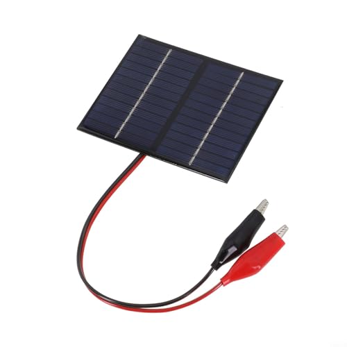 YJDOORPLAY Solarmodul, 1,5 W, 12 V, polykristallines Siliziummodul zum Aufladen von Batterien im Freien, DIY-Projekte, Rucksack, Zelt, Fensterhalterung, schwarz, 115 x 90 mm YJDOORPLAY Solarmodul, 1,5 W, 12 V, polykristallines Siliziummodul zum Aufladen von Batterien im Freien, DIY-Projekte, Rucksack, Zelt, Fensterhalterung, schwarz, 115 x 90 mm von YJDOORPLAY