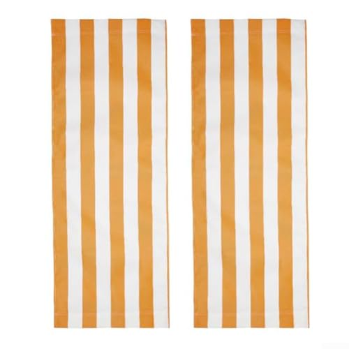YJDOORPLAY Strandliege Ersatztuch für Outdoor-Stühle, Sonnenliegen, Liegestühle, Polyester-Stoffbezug, 120 x 45 cm (2 Stück) von YJDOORPLAY