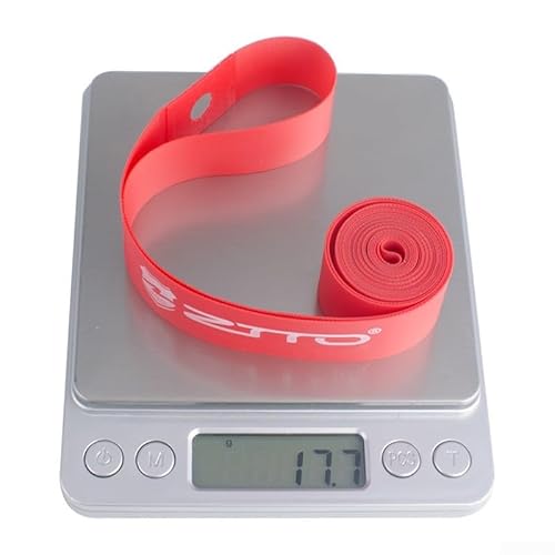 ZTTO Fahrradreifenband, 2 Stück, Innenschlaucheinlage für Pannenschutz (700C Rot) von YJDOORPLAY