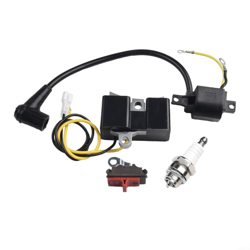 Zündspulen-Set für 266 Kettensäge, ersetzt 501516201, Metall- und Kunststoffkomponenten Zündspulen-Set für 266 Kettensäge, ersetzt 501516201, Metall- und Kunststoffkomponenten von YJDOORPLAY