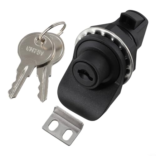 Zuverlässige Verriegelung mit Druckknopf für Marine Boot Radio Box Motorrad Handschuhfach mit Kunststoff und Metall Konstruktion für sichere Aufbewahrung von YJDOORPLAY