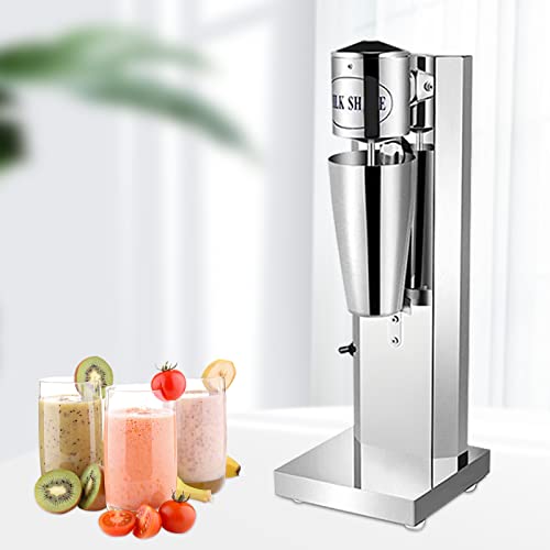 YJINGRUI Electric Milchshake Mixer 280W Milk Shaker Maschine Getränkemischer Handelsmilchshake Maker für Protein-Shakes und Mixing Cocktail 850ml (Einzelkopf) von YJINGRUI