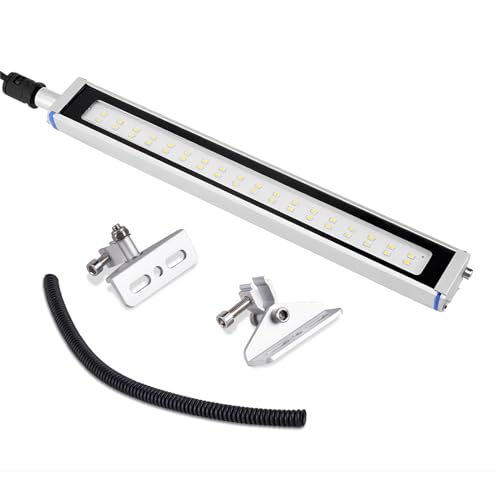 YJINGRUI Industrielle Leuchtröhre 10W Maschinenleuchte 282MM LED Arbeitsleuchte 115° Winkeleinstellung Maschinen Beleuchtung Werkzeug (220V) von YJINGRUI