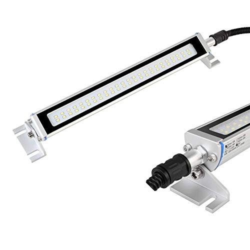 YJINGRUI CNC Maschinenleuchte 115 ° klappbare Industriearbeitsleuchte Werkstattgaragenbeleuchtung (220V, 622mm 20W) von YJINGRUI