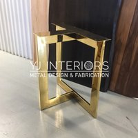 Glänzende Goldene Tischbeine | 2Er-Set Edelstahl Ess - Oder Schreibtischbeine Glänzende Goldene Tischbeine | 2Er-Set Edelstahl Ess - Oder Schreibtischbeine von YJInteriors