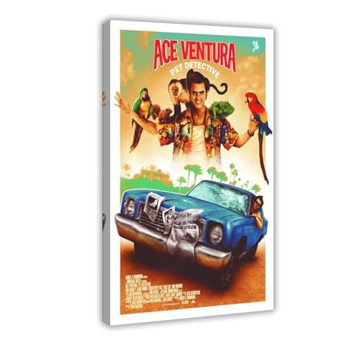 YJJGLZC Film-Ass Ventura: Haustierdetektiv, Leinwand-Poster, Schlafzimmer, Dekoration, Landschaft, Büro, Raumdekoration, Geschenk, 30 x 45 cm von YJJGLZC