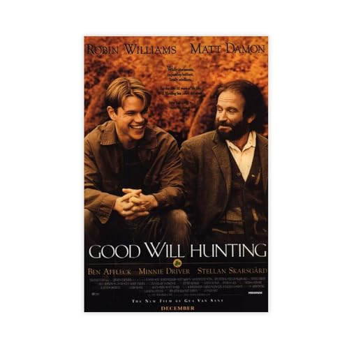 YJJGLZC Filmposter "Good Will Hunting" auf Leinwand, Schlafzimmer, Dekoration, Landschaft, Büro, Raumdekoration, Geschenk, 50 x 75 cm von YJJGLZC